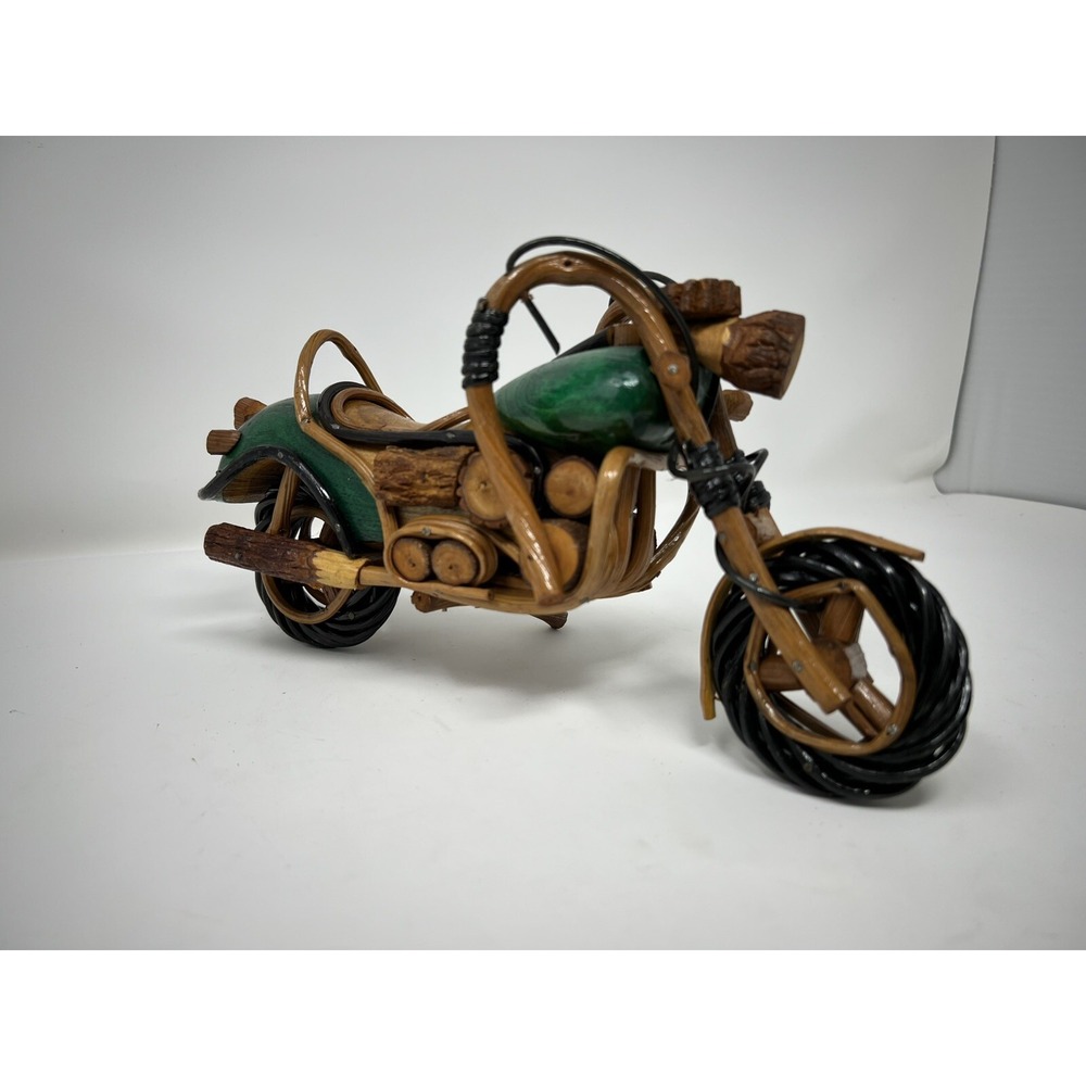 Wooden Motocycle Harley Davidson Model Handmade Home Decorative Gift - Picture 6 of 11